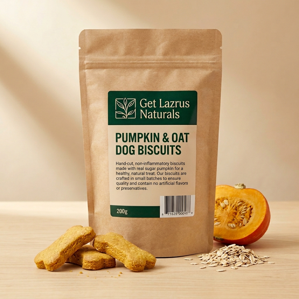 Pumpkin & Oat Dog Biscuits - Image 2