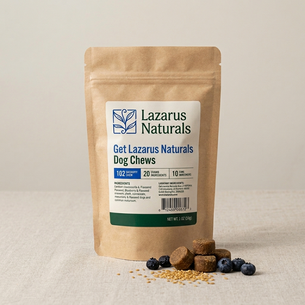 Blueberry & Flaxseed Dog Chews - Image 3