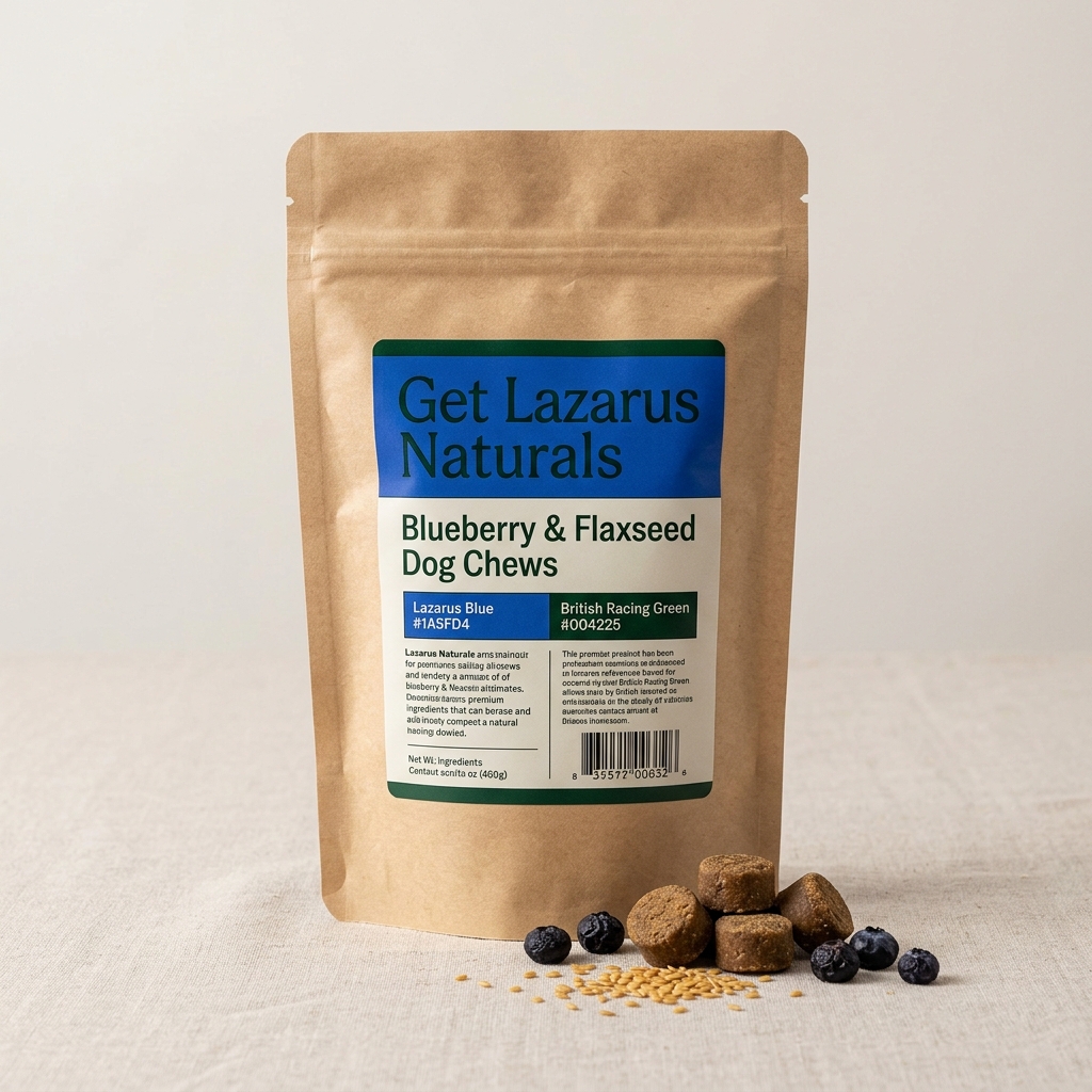 Blueberry & Flaxseed Dog Chews - Image 4
