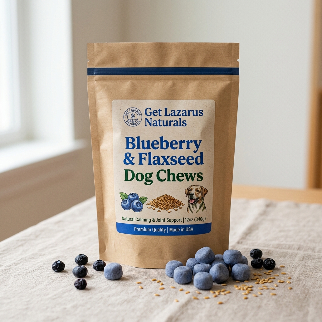 Blueberry & Flaxseed Dog Chews